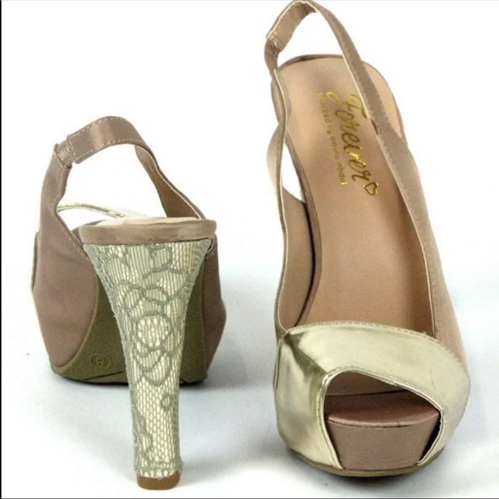 NWOB Forever Selected by Paula Abdul Heels Size 10